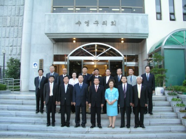 중국 대련시 금주구 방문단 의회 방문행사(2005년 8월 18일)